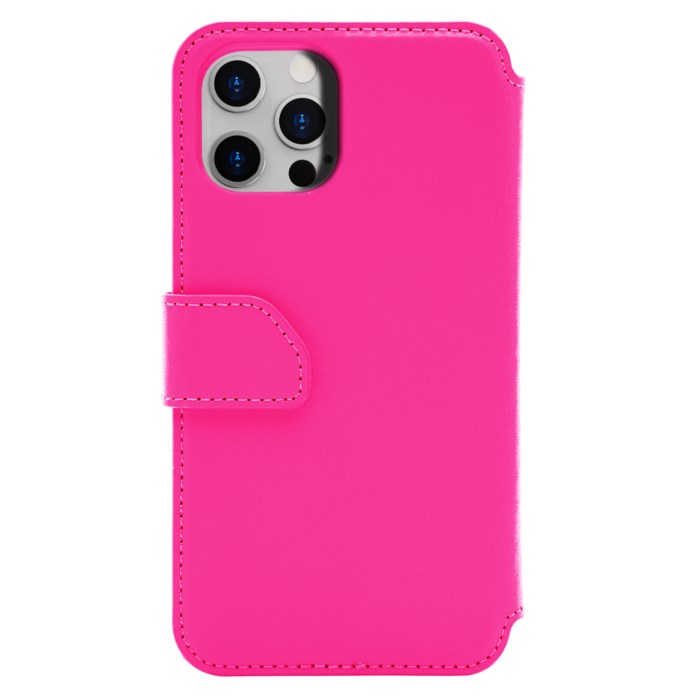 Wallet Case Solo 503 till iPhone 12 och 12 Pro Mörkrosa