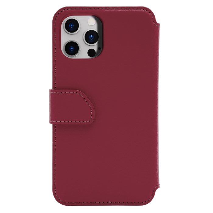 Wallet Case Solo 503 till iPhone 12 och 12 Pro Mörkröd
