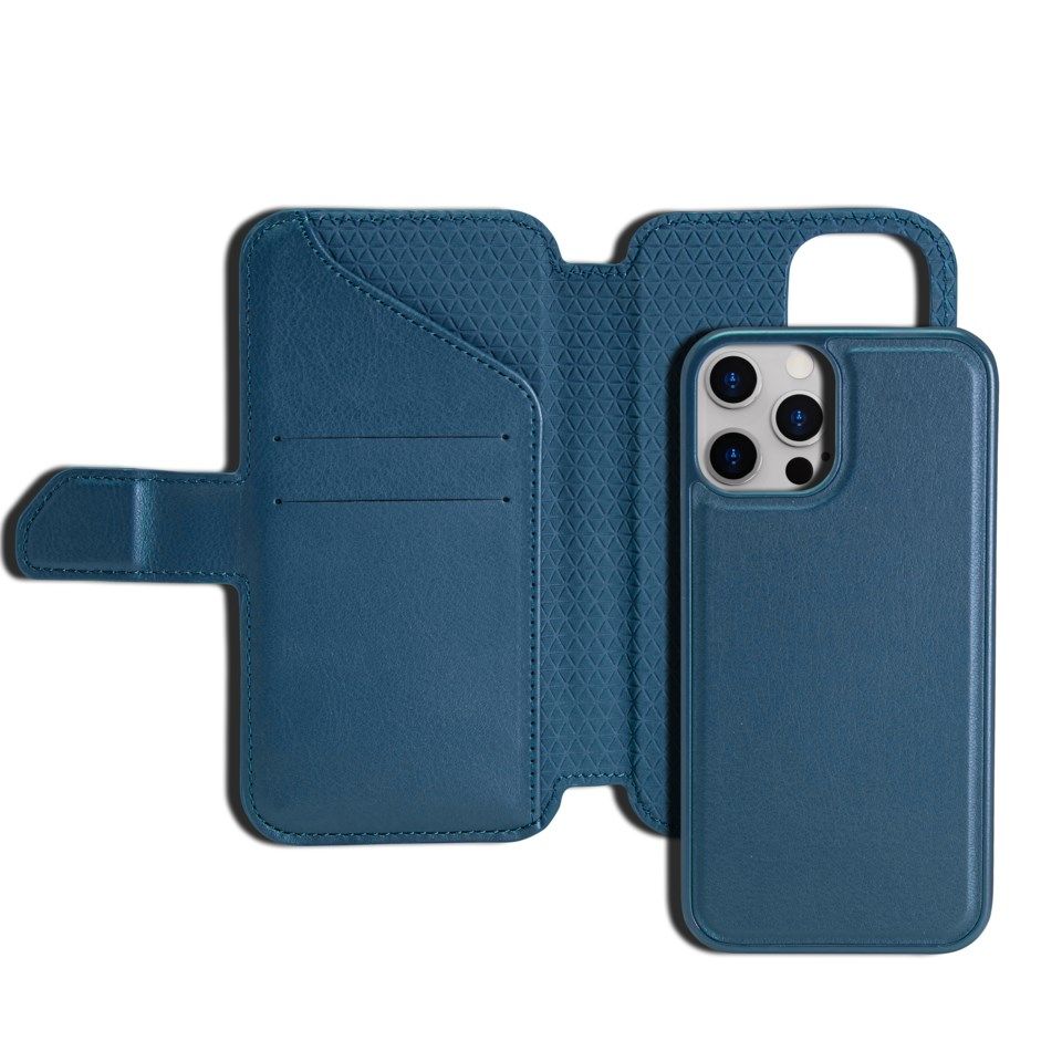 Nomadelic Wallet Case Solo 503 till iPhone 12 och 12 Pro Mörkblå