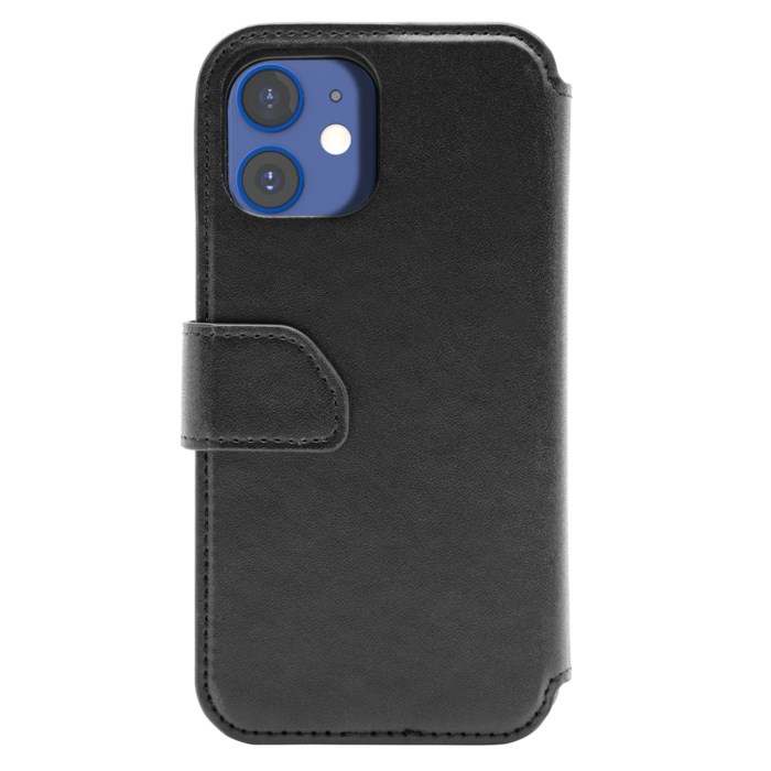 Wallet Case Solo 502 till iPhone 12 mini Svart