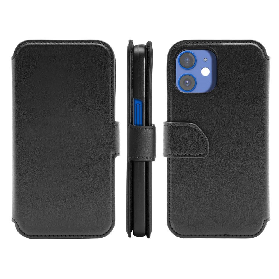 Nomadelic Wallet Case Solo 502 til iPhone 12 mini Svart