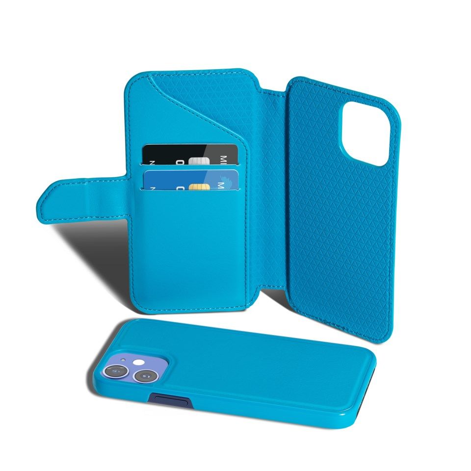 Nomadelic Wallet Case Solo 502 til iPhone 12 mini Blå