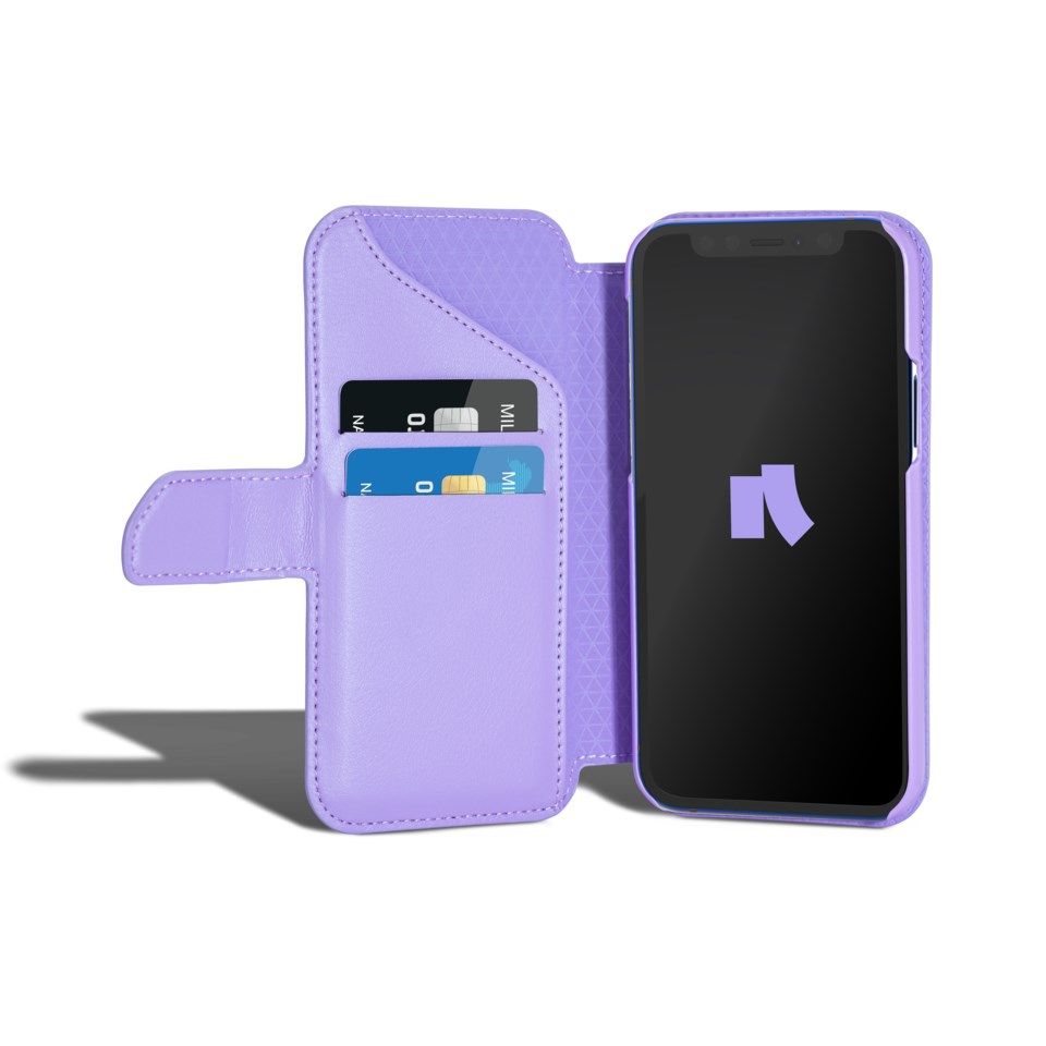 Nomadelic Wallet Case Solo 502 til iPhone 12 mini Lilla