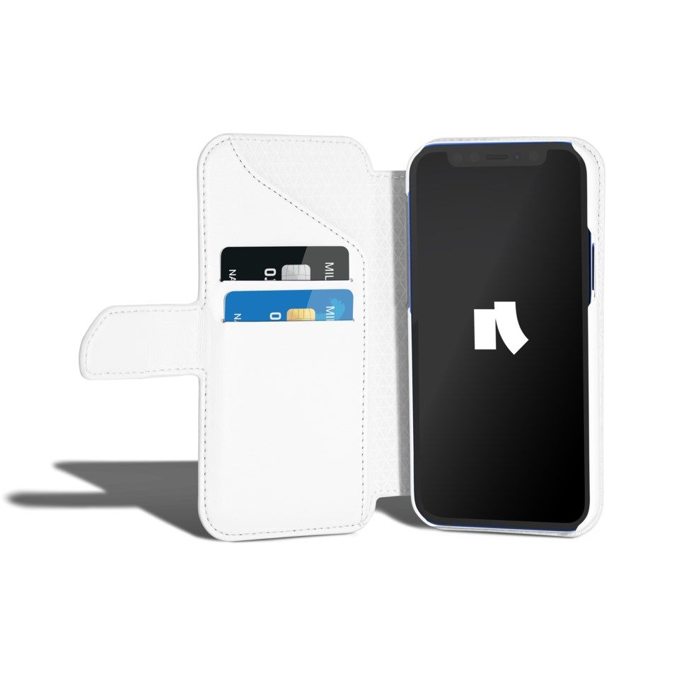Nomadelic Wallet Case Solo 502 til iPhone 12 mini Hvit