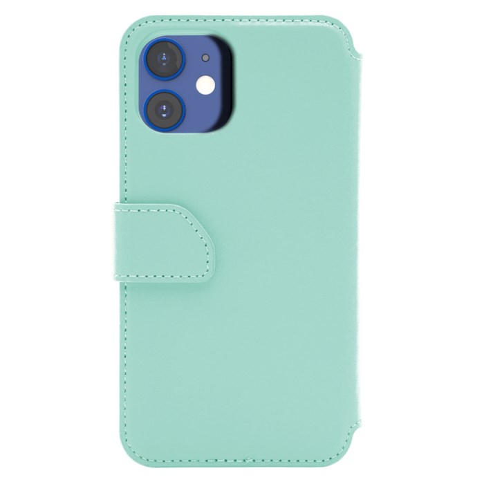Wallet Case Solo 502 till iPhone 12 mini Turkos