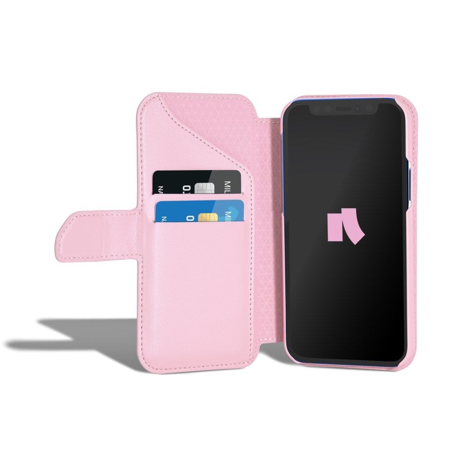 Nomadelic Wallet Case Solo 502 til iPhone 12 mini Rosa