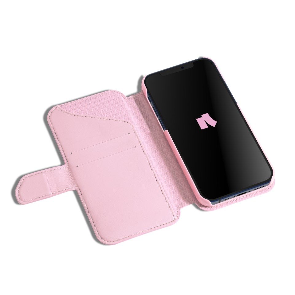 Nomadelic Wallet Case Solo 502 til iPhone 12 mini Rosa