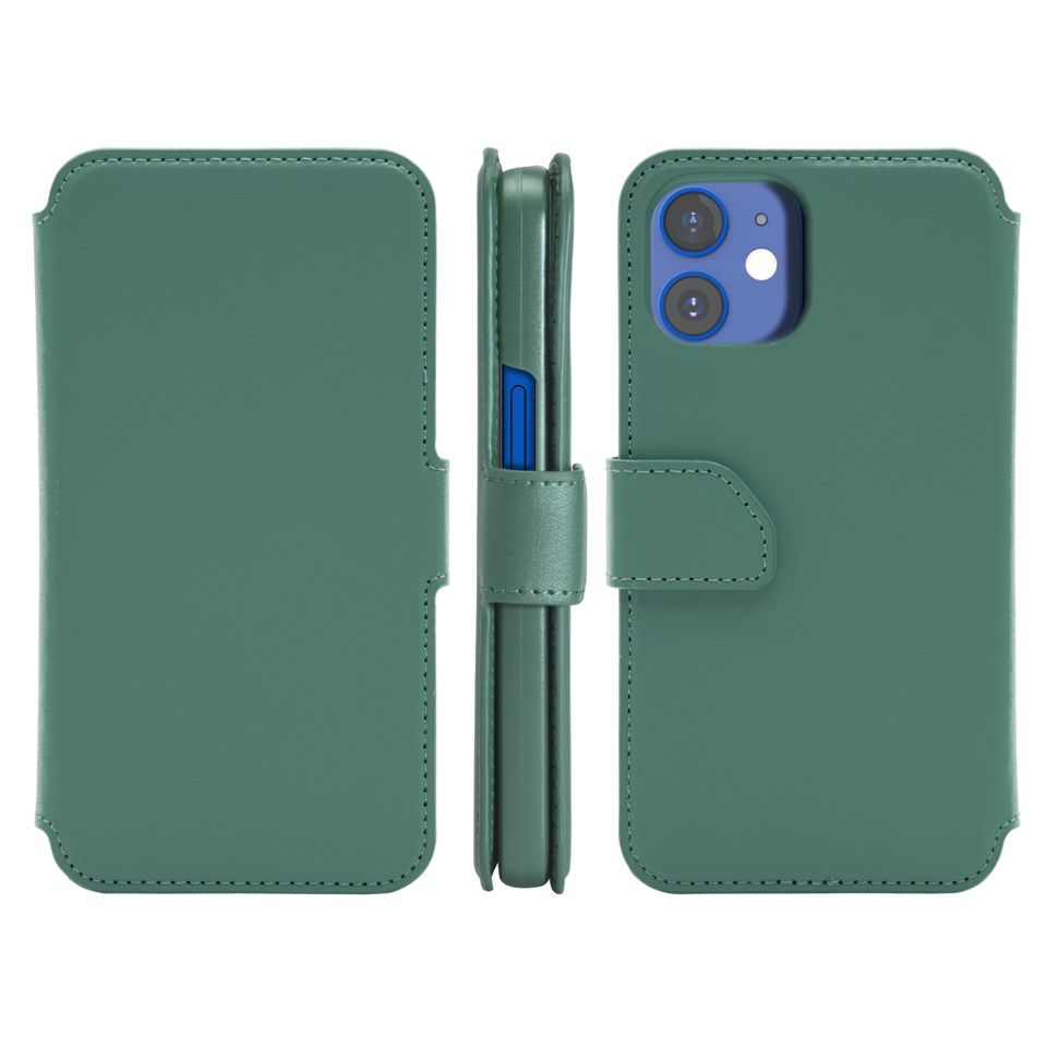 Nomadelic Wallet Case Solo 502 til iPhone 12 mini Mørkgrønn