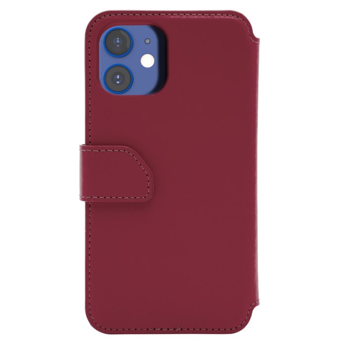 Nomadelic Wallet Case Solo 502 till iPhone 12 mini Mörkröd