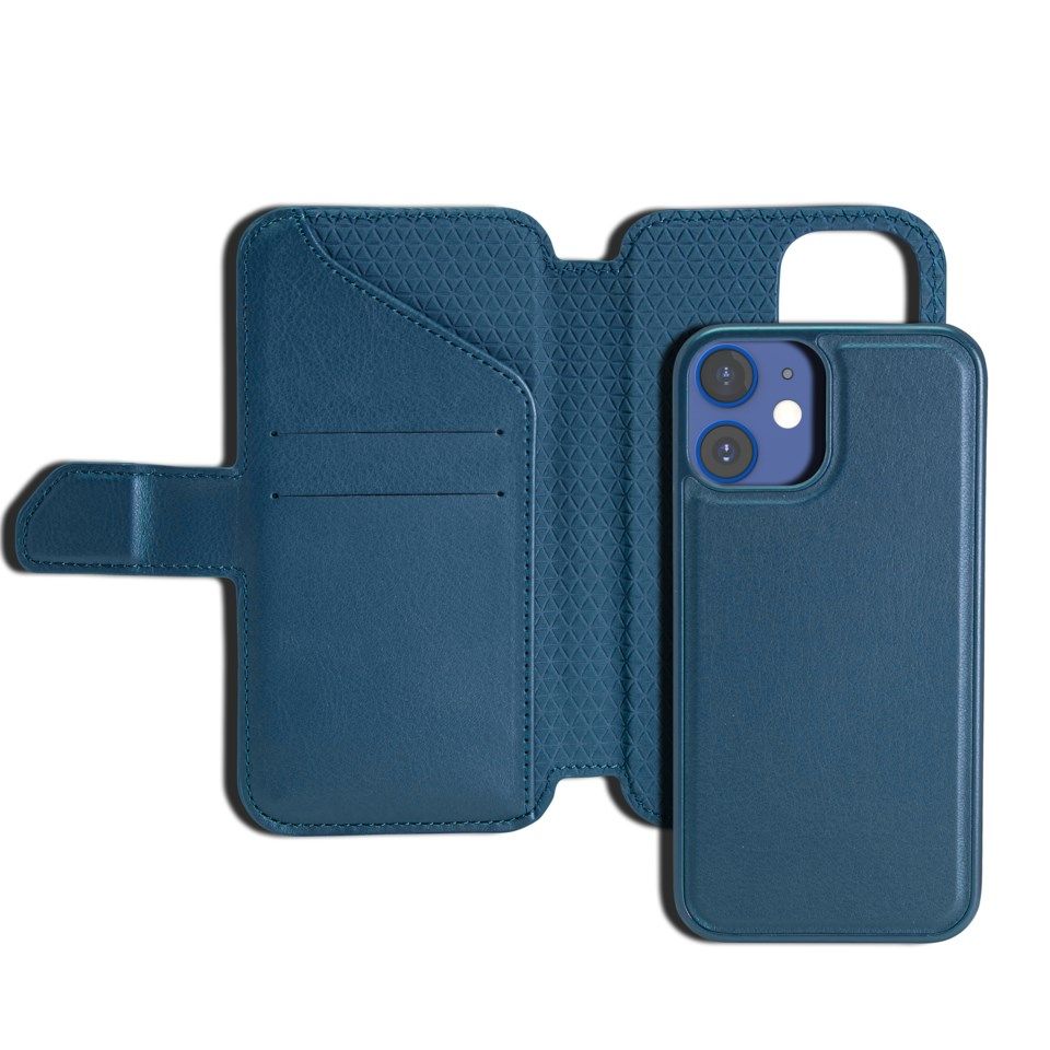 Nomadelic Wallet Case Solo 502 til iPhone 12 mini Mørkblå