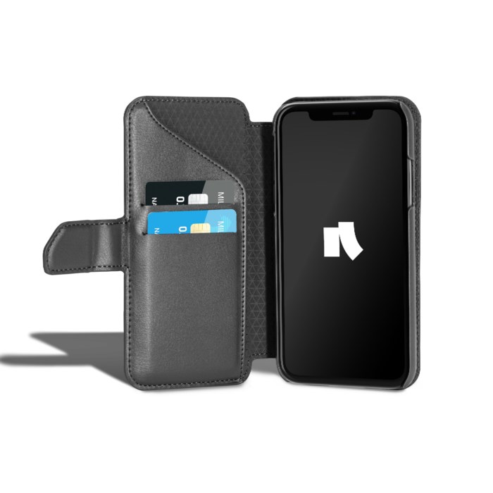 Nomadelic Wallet Case Solo 501 till iPhone 11 och XR Svart