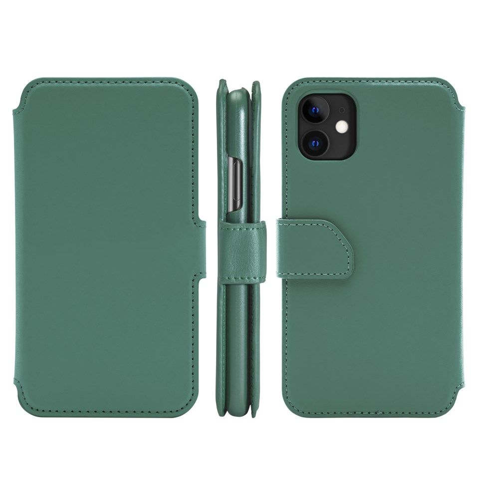 Nomadelic Wallet Case Solo 501 til iPhone 11 og XR Mørkgrønn