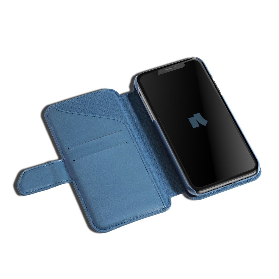 Nomadelic Wallet Case Solo 501 till iPhone 11 och XR Mörkblå