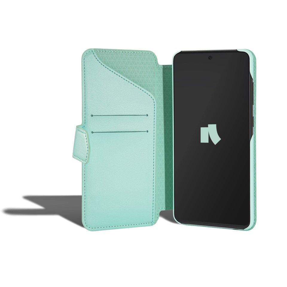 Nomadelic Wallet Case Solo 505 til Galaxy A52 5G Turkis