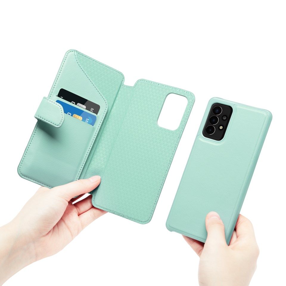 Nomadelic Wallet Case Solo 505 til Galaxy A52 5G Turkis