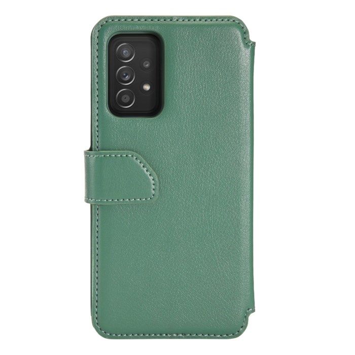 Nomadelic Wallet Case Solo 505 till Galaxy A52 5G Mörkgrön