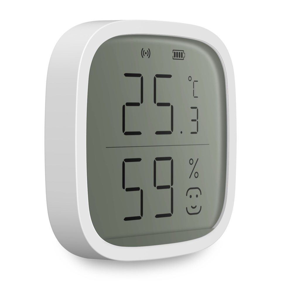 Cleverio Smart temperaturmåler og hygrometer med Zigbee 3.0