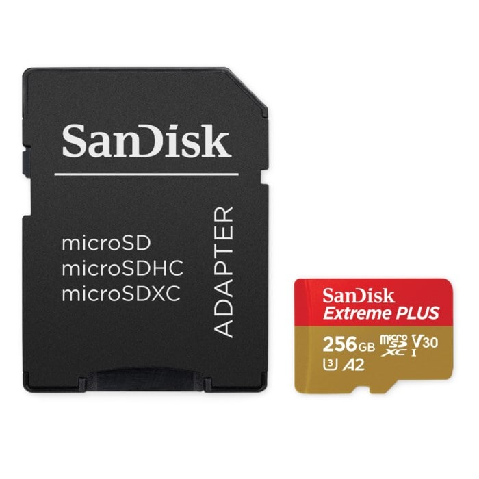 Sandisk Extreme Plus Micro-SD-kort 256 GB