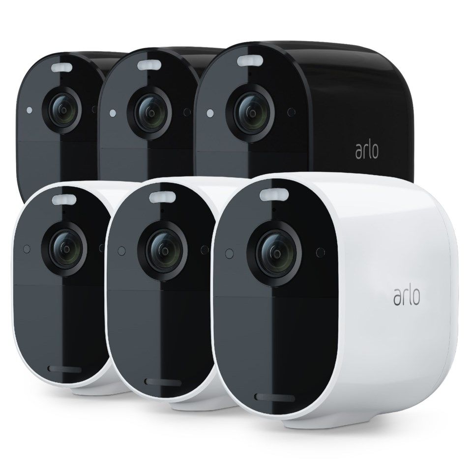 Arlo Essential Övervakningskamera 3-pack Svart