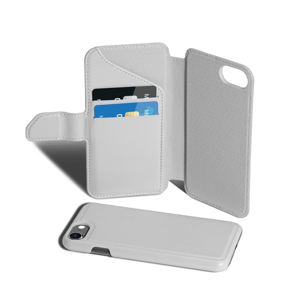 Nomadelic Wallet Case Solo 500 til iPhone 6-8 og SE Grå