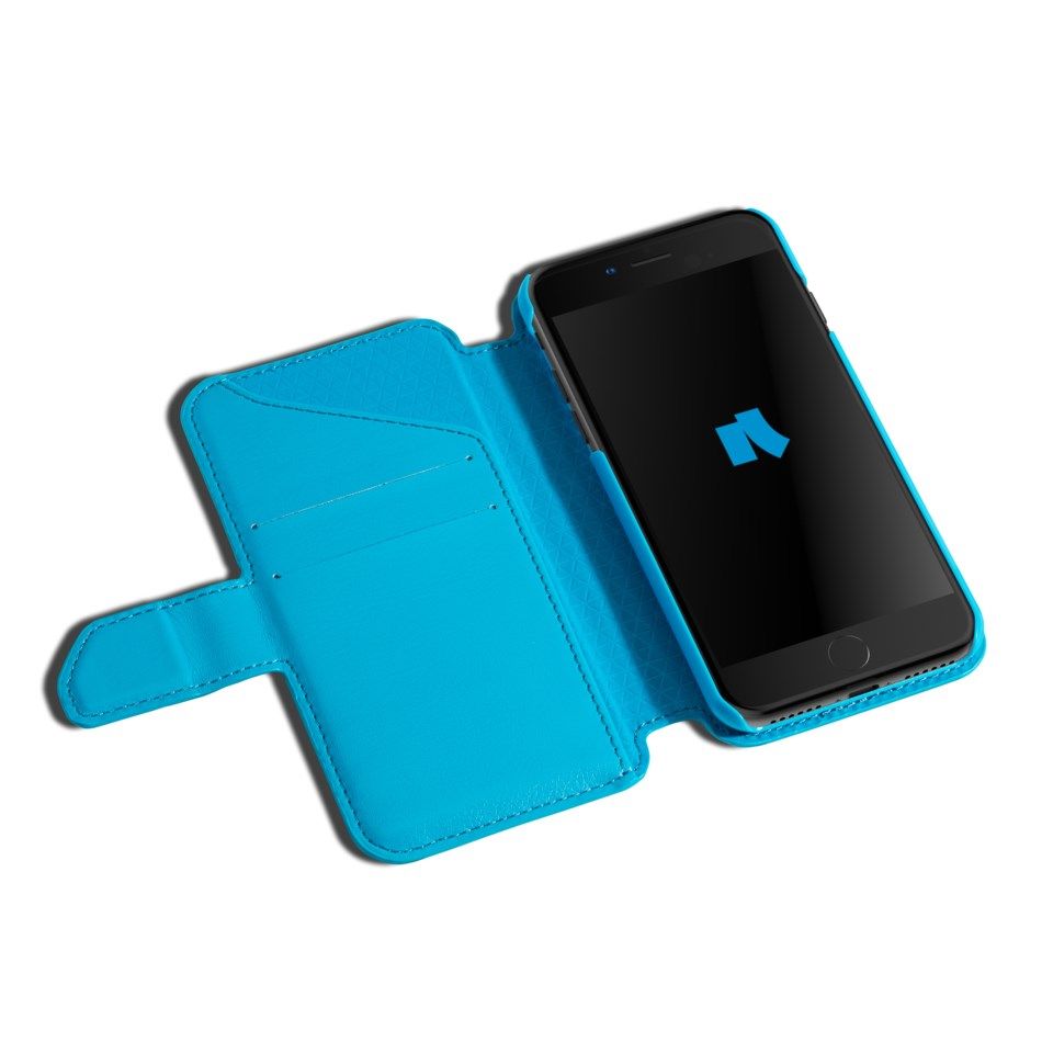 Nomadelic Wallet Case Solo 500 til iPhone 6-8 og SE Blå