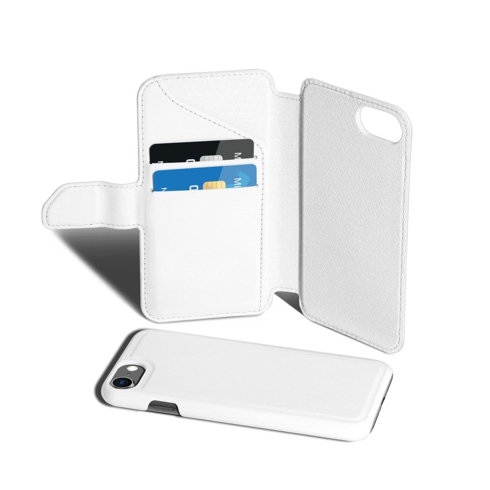 Nomadelic Wallet Case Solo 500 til iPhone 6-8 og SE Hvit