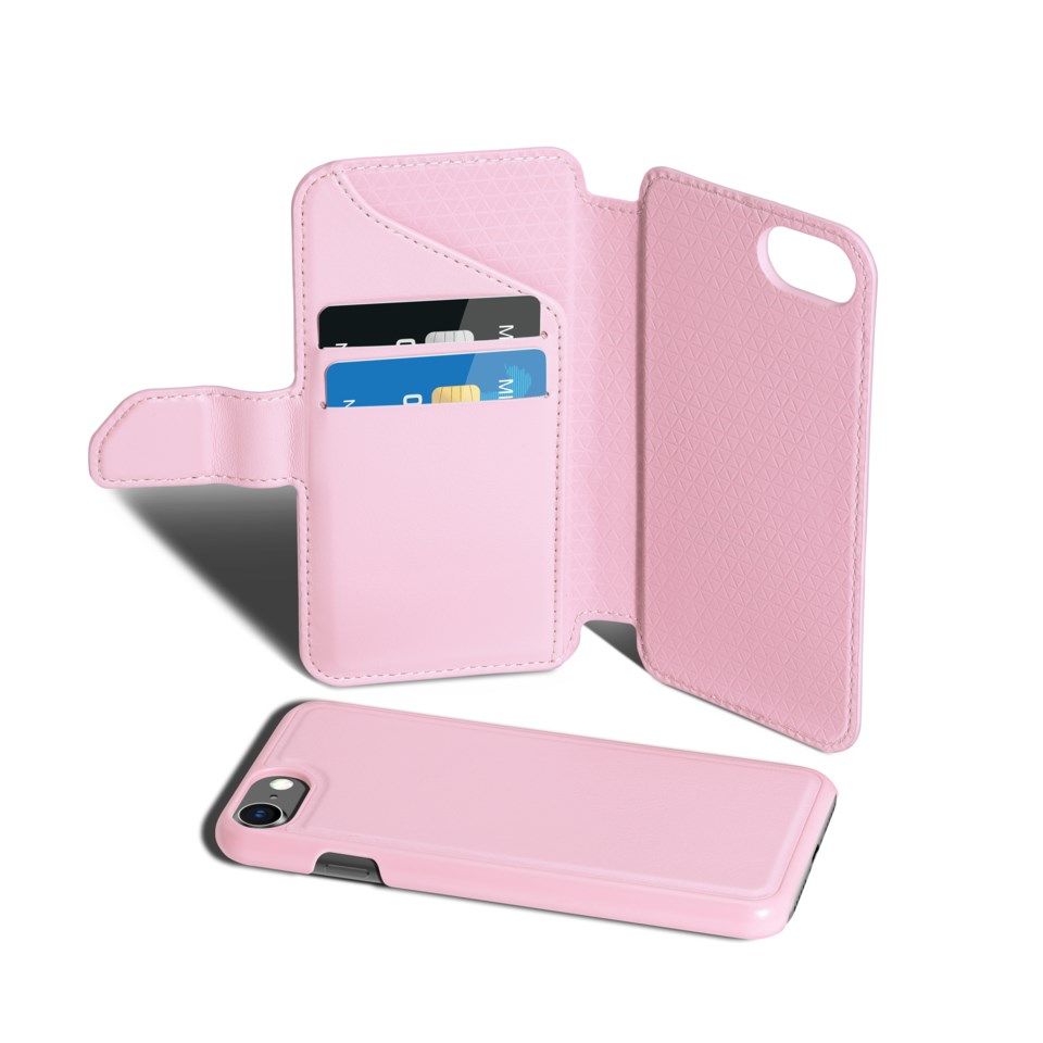 Nomadelic Wallet Case Solo 500 til iPhone 6-8 og SE Rosa
