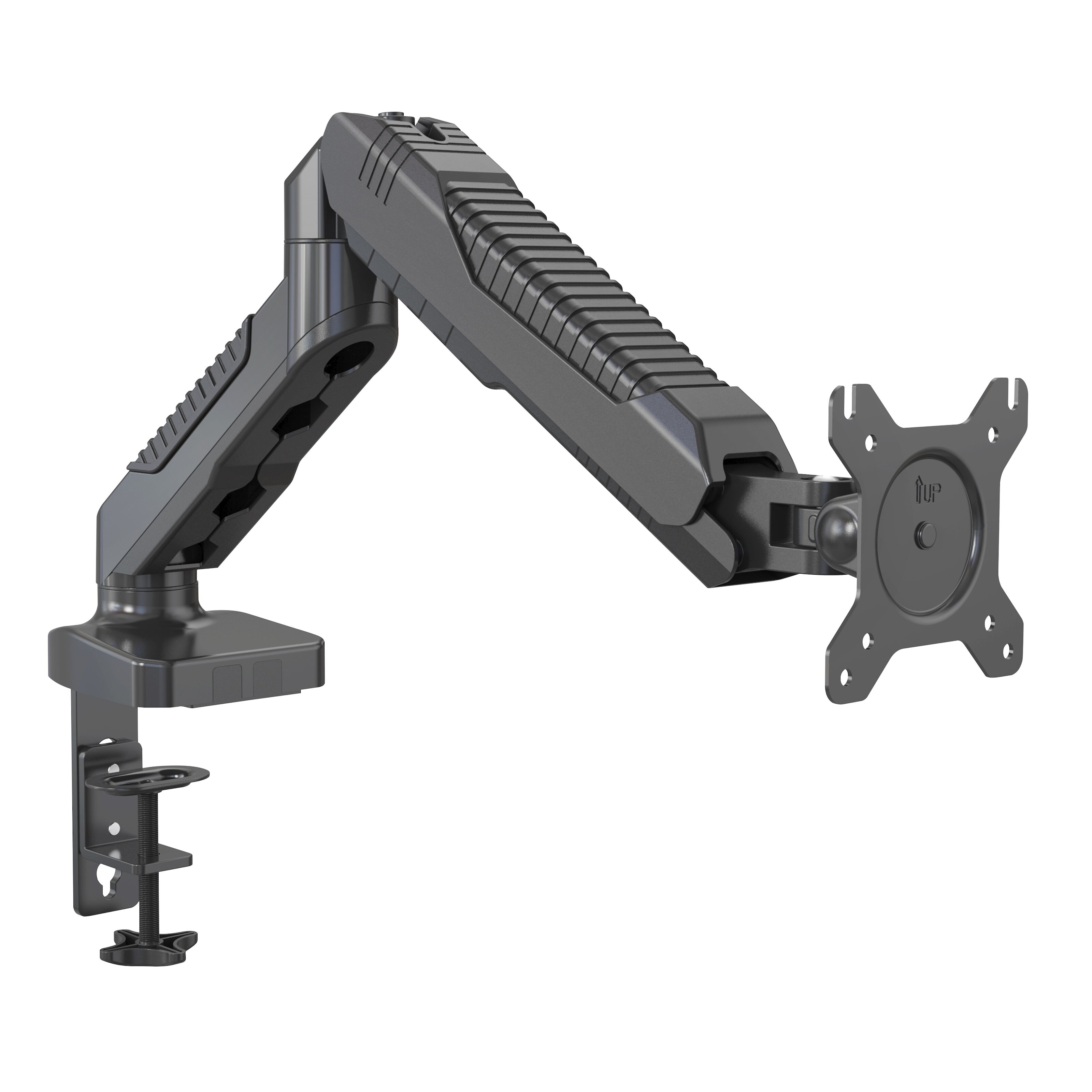 Plexgear 3-ledat fjädrande bordsfäste för skärm 13-27” 1 arm