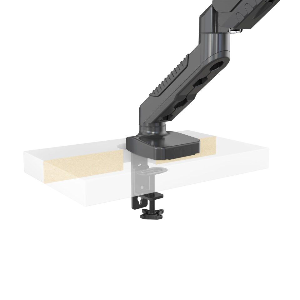 Plexgear 3-ledat fjädrande bordsfäste för skärm 13-27” 1 arm