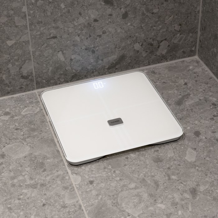 Cleverio Smart Scale Personvekt med wifi Hvit