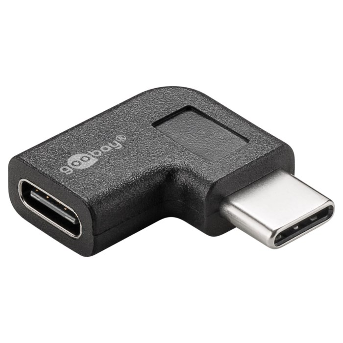 Vinkeladapter USB-C 90°