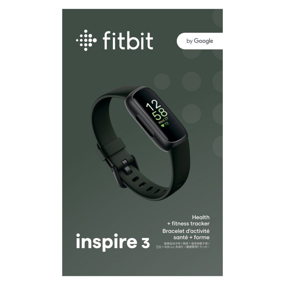 Fitbit Inspire 3 Aktivitetsarmband Black/Midnight Zen