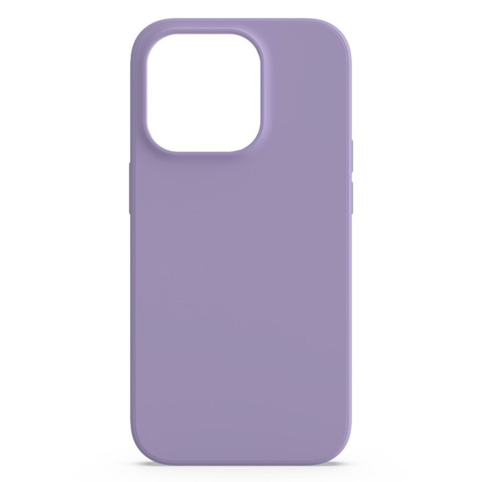 Linocell Rubber case för iPhone 14 Pro Lavendel