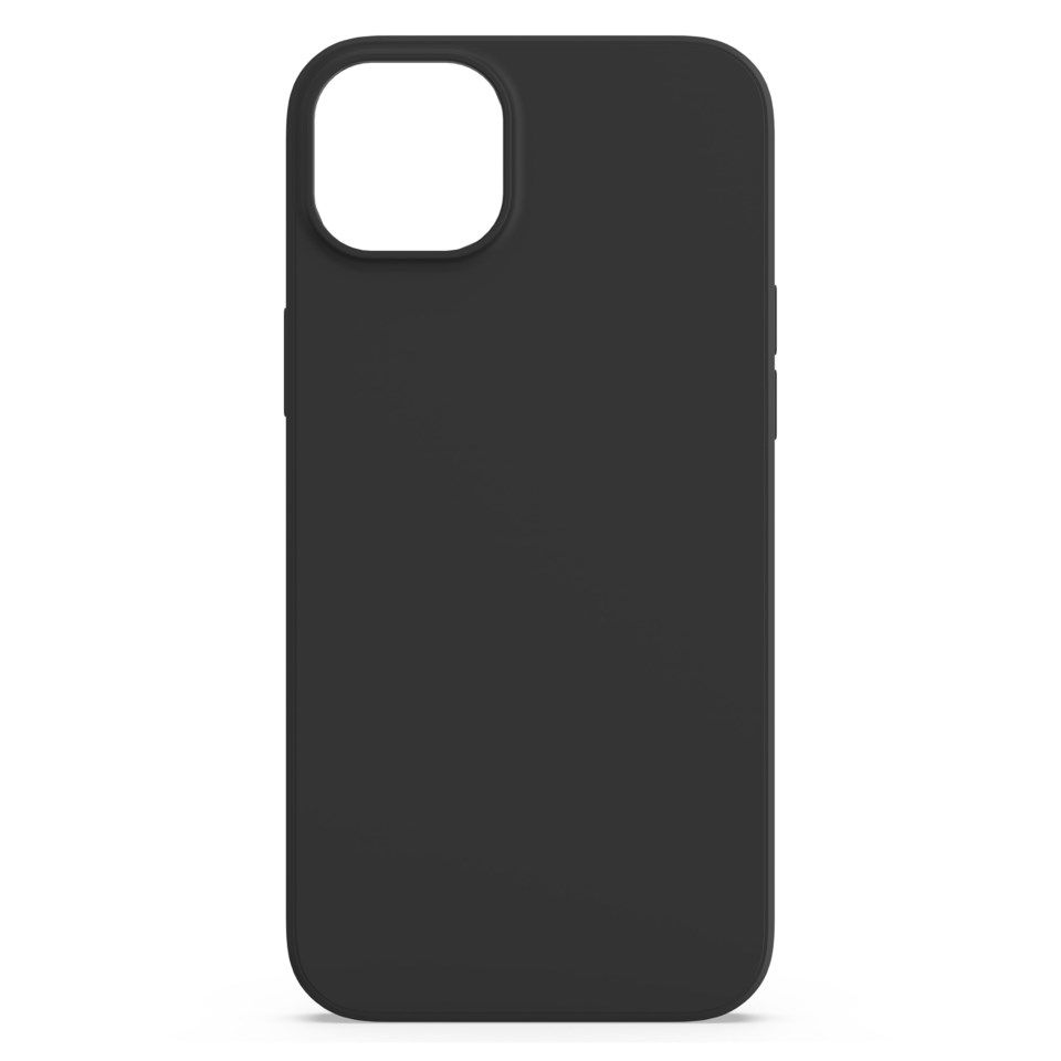 Linocell Rubber case for iPhone 14 Plus svart