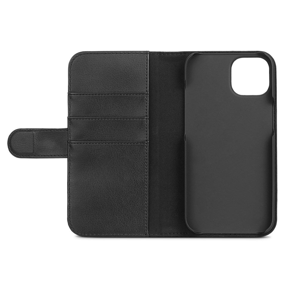 Linocell Mobilpånbok för iPhone 13 och 14 svart