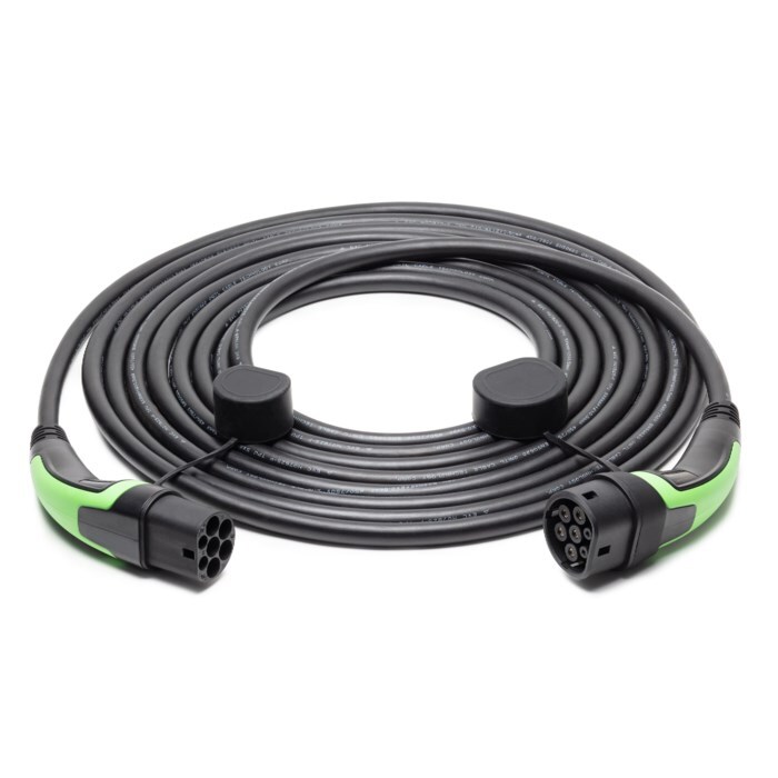 Luxorparts BEV Typ 2 Laddkabel för elbil 22 kW 3 fas 10 m