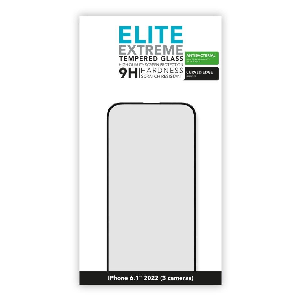 Linocell Elite Extreme Curved Skjermbeskytter for iPhone 14 Pro