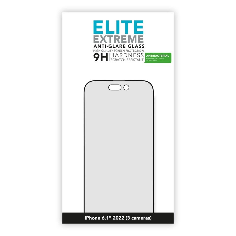 Linocell Elite Extreme Anti-glare Skjermbeskytter for iPhone 14 Pro