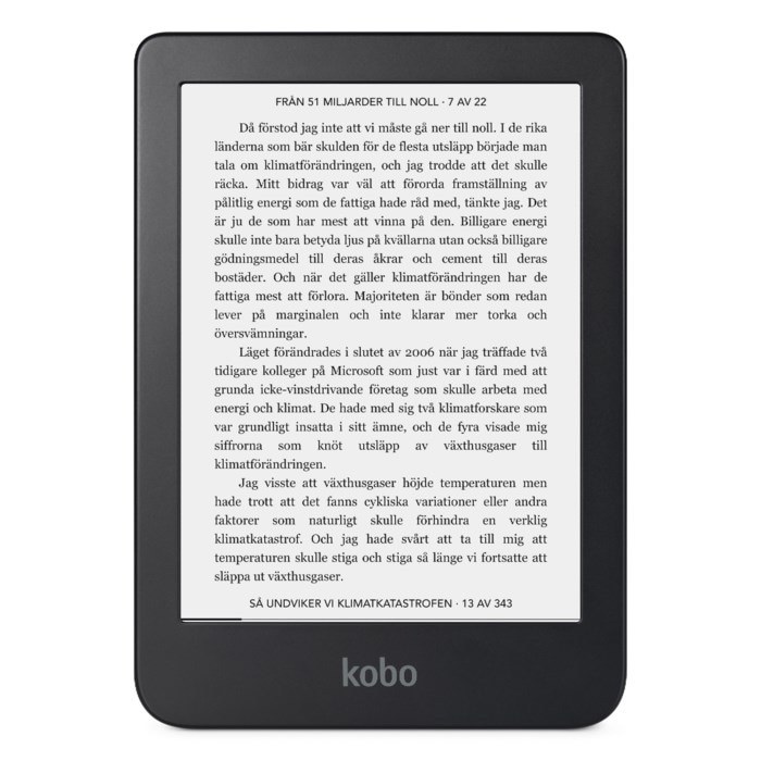 Kobo Clara 2E Vattentät läsplatta 6” med Wifi