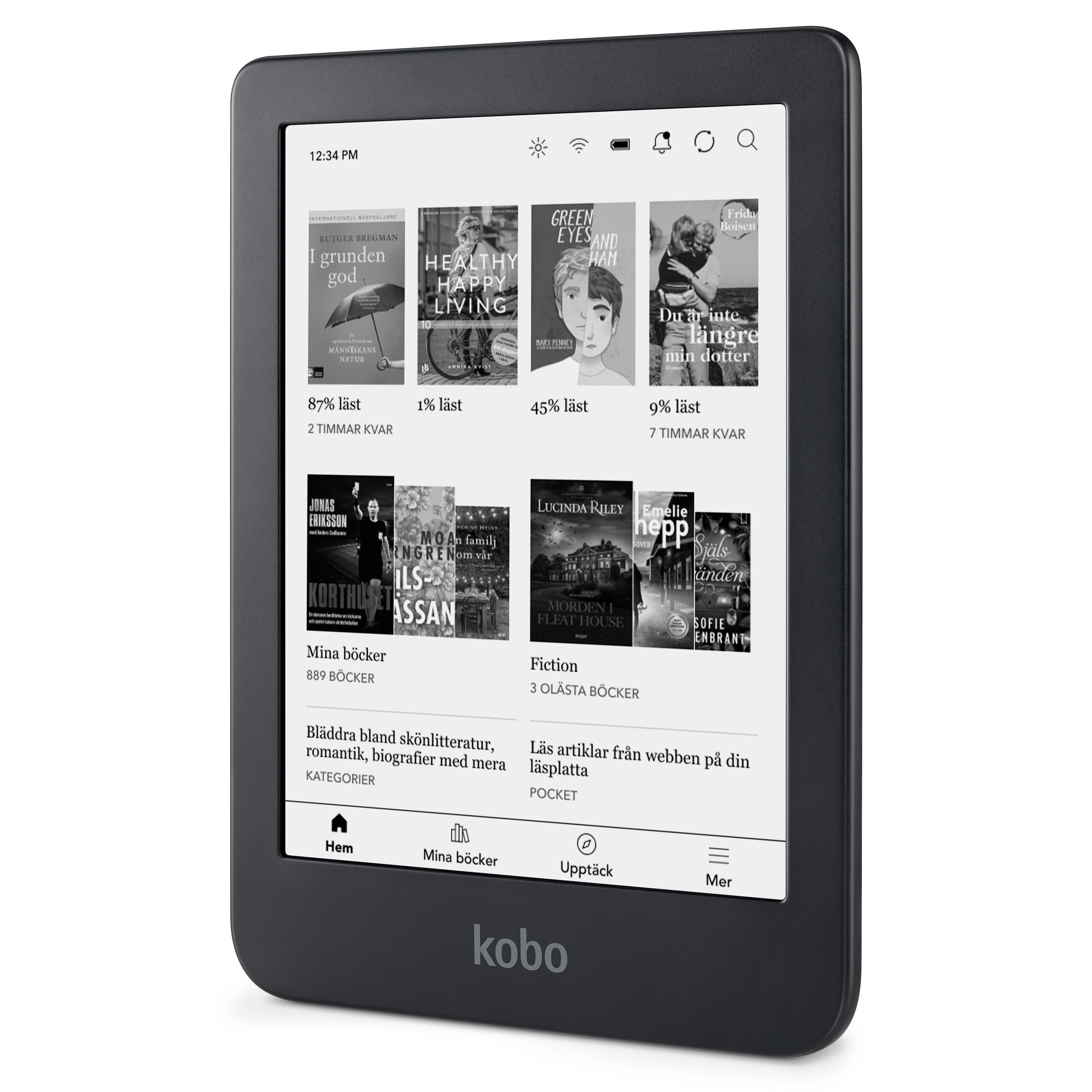 Kobo Clara 2E Vattentät läsplatta 6” med Wifi Läsplattor