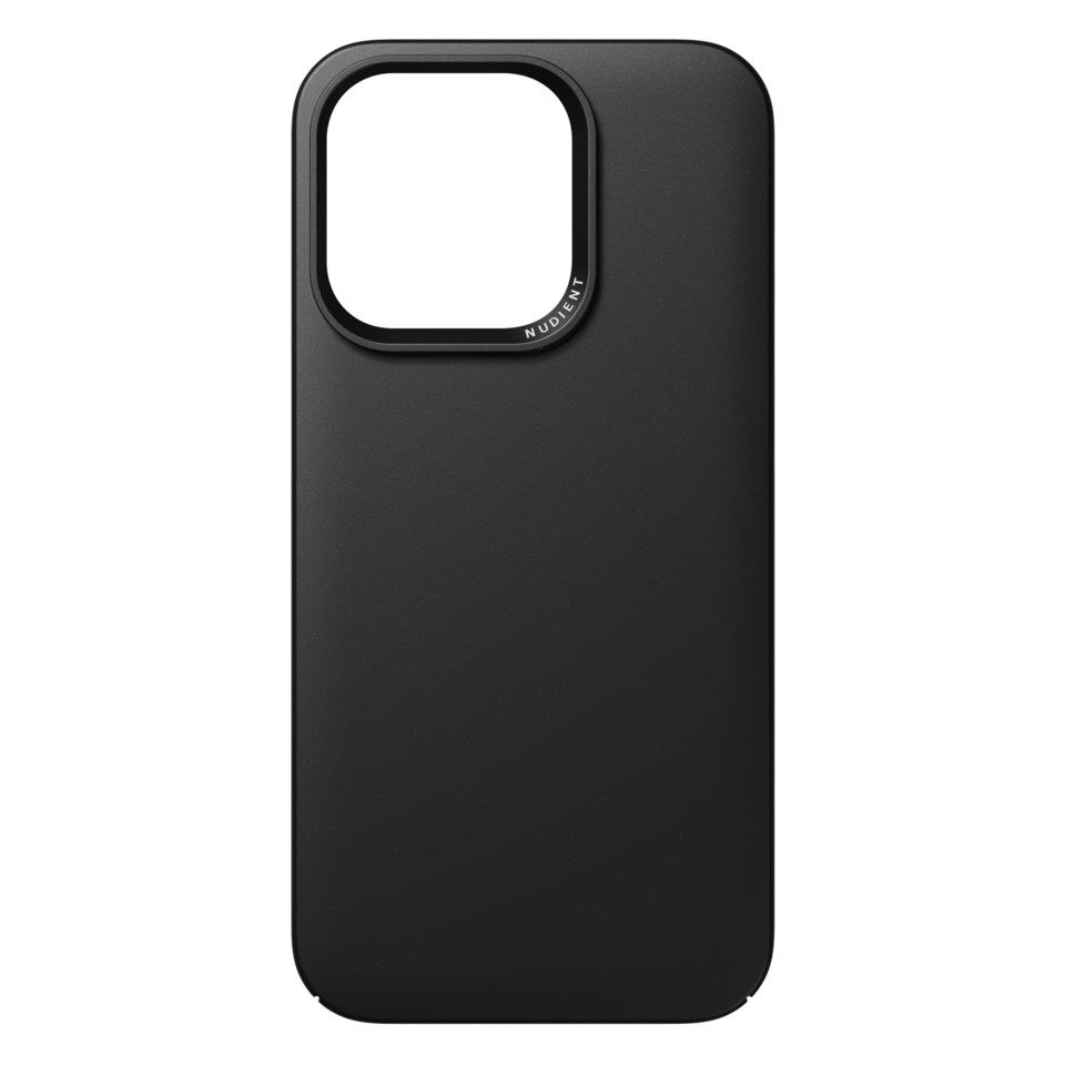Nudient Thin Mobilskal för iPhone 14 Pro svart