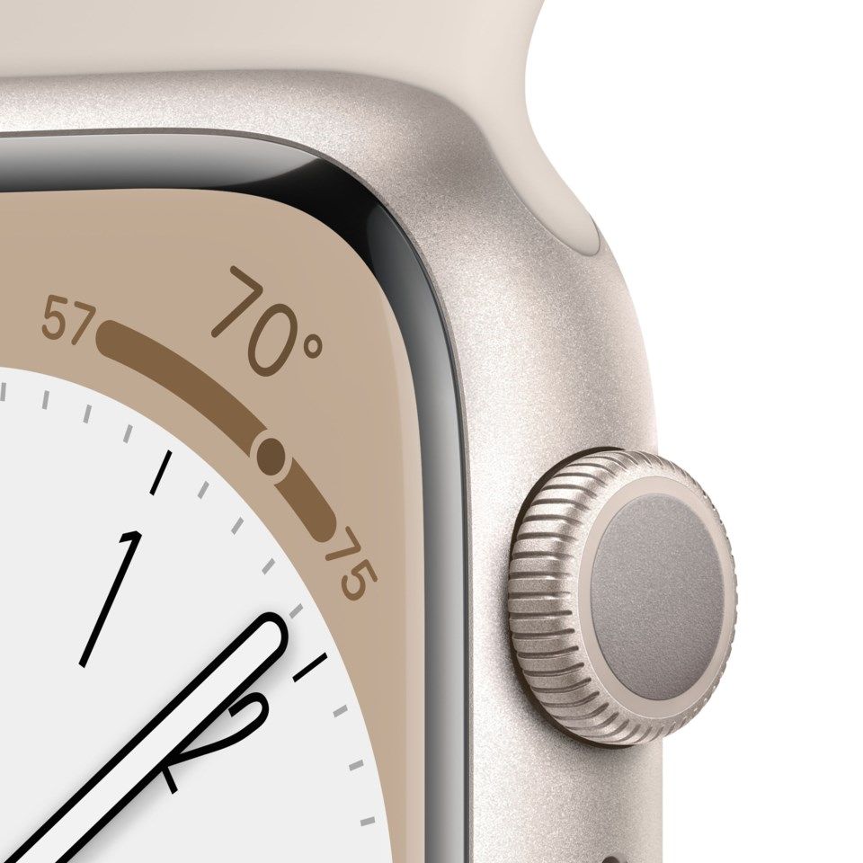 Apple Watch Series 8 41 mm GPS Stjärnglans