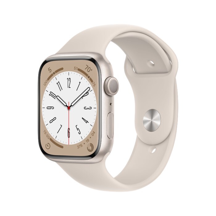 Apple Watch Series 8 45 mm GPS Stjärnglans