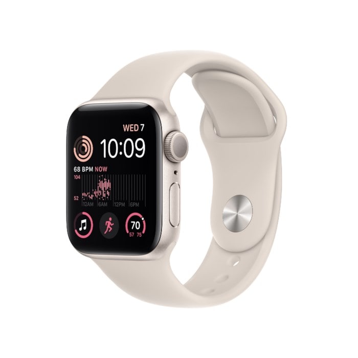 Apple Watch SE 40 mm GPS Stjärnglans (2022)