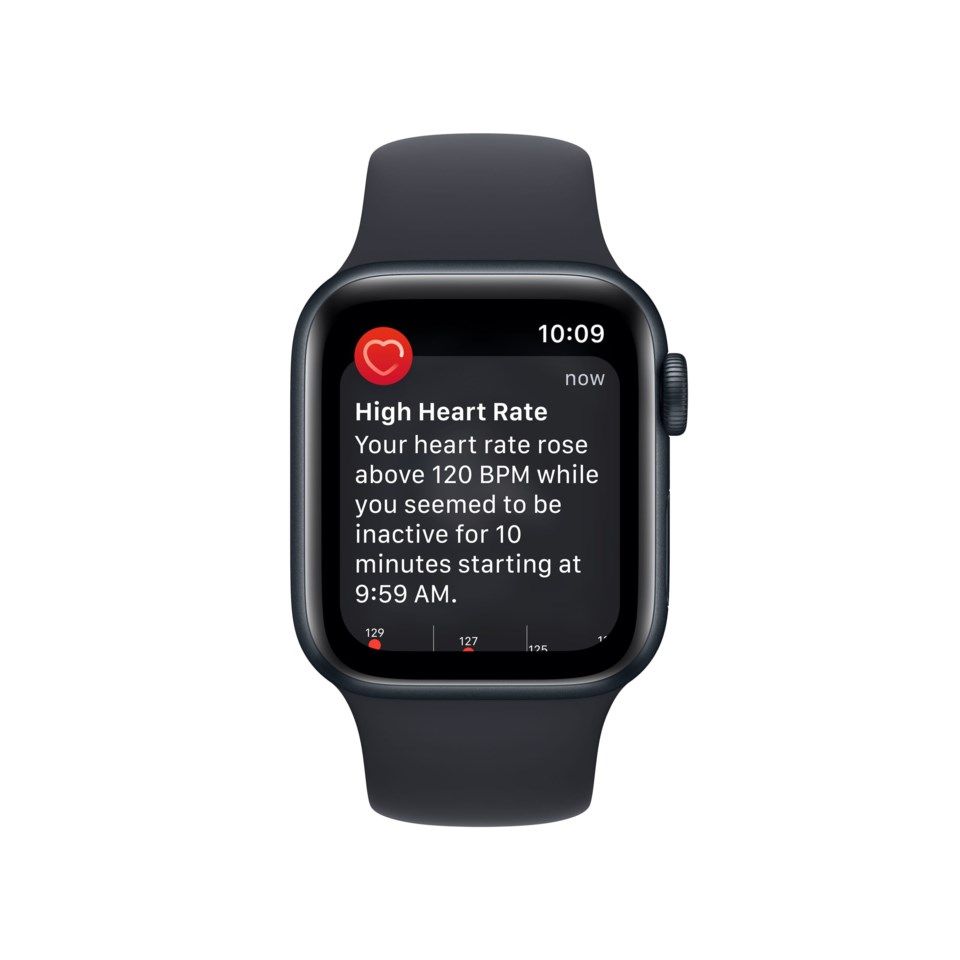 Apple Watch SE 40 mm GPS Midnatt (2022)