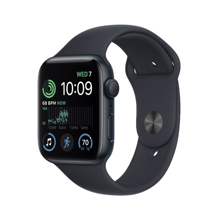 Apple Watch SE 44 mm GPS Midnatt (2022)