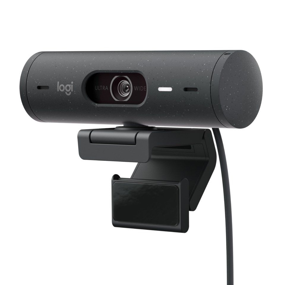 Logitech Brio 500 Webkamera med USB-C-tilkobling Graphite