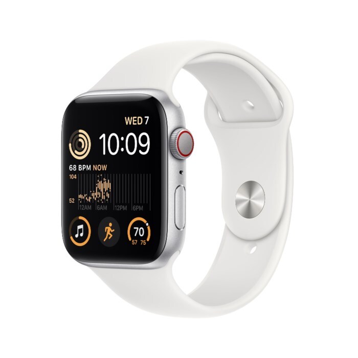 Apple Watch SE 44 mm GPS + Cellular Silver (2022)