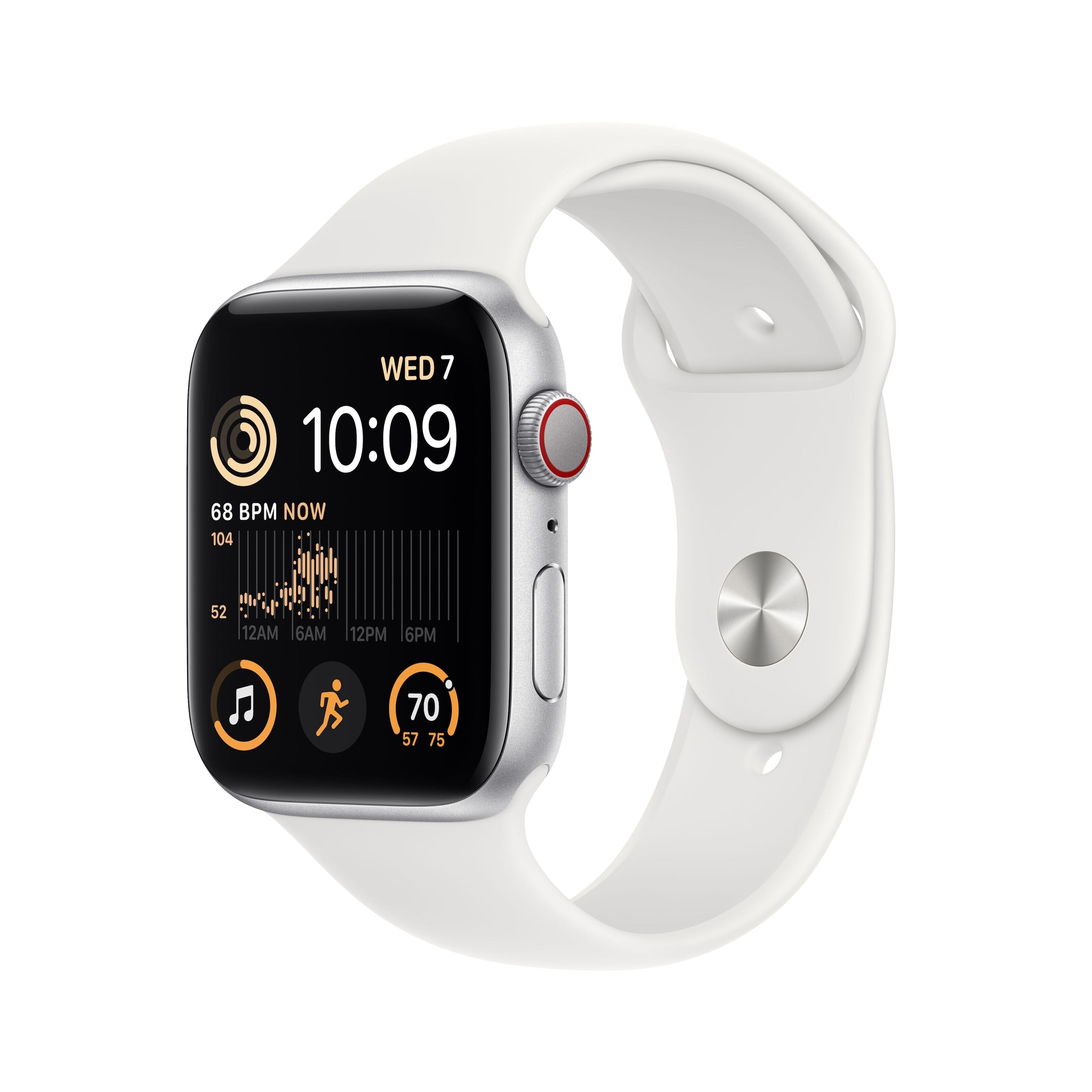 Apple Watch SE 44 mm GPS + Cellular Silver (2025) Apple Watch Series