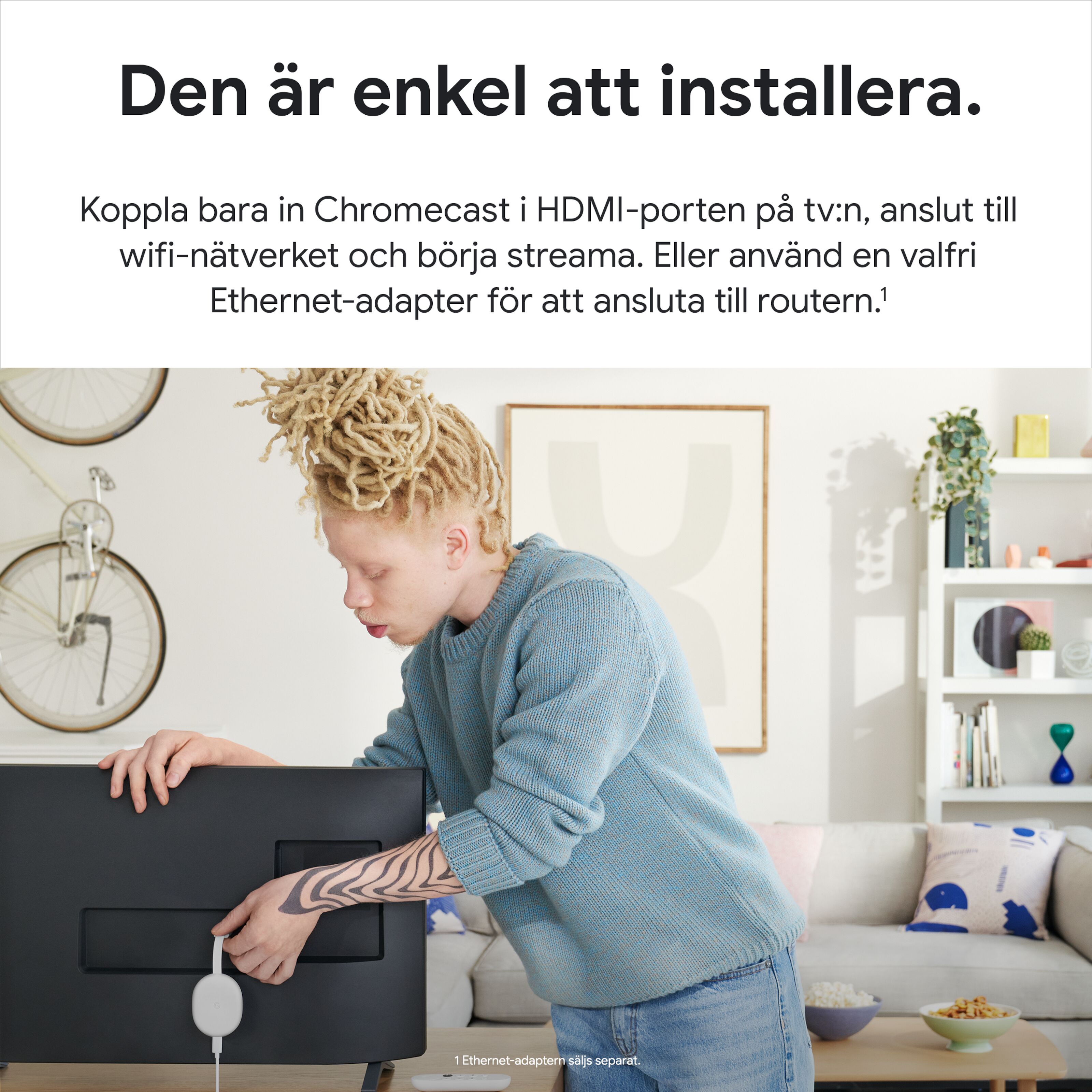 Google Chromecast med Google TV HD